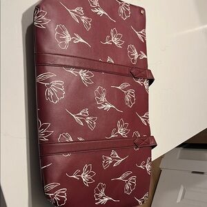 Burgundy Floral bag